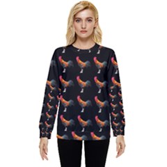 Background-pattern-chicken-fowl Hidden Pocket Sweatshirt by Amaryn4rt