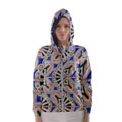 Ceramic-portugal-tiles-wall- Women s Hooded Windbreaker by Amaryn4rt