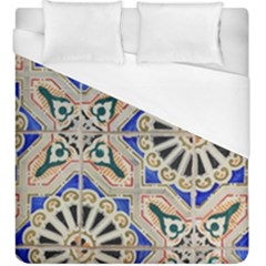 Ceramic-portugal-tiles-wall- Duvet Cover (king Size) by Amaryn4rt