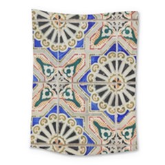 Ceramic-portugal-tiles-wall- Medium Tapestry by Amaryn4rt