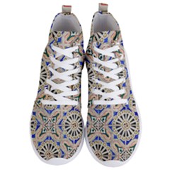 Ceramic-portugal-tiles-wall- Men s Lightweight High Top Sneakers by Amaryn4rt