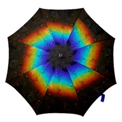 Rainbow-color-prism-colors Hook Handle Umbrellas (large) by Amaryn4rt