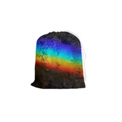 Rainbow-color-prism-colors Drawstring Pouch (small) by Amaryn4rt