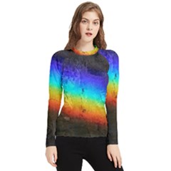 Rainbow-color-prism-colors Women s Long Sleeve Rash Guard by Amaryn4rt