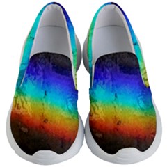 Rainbow-color-prism-colors Kids Lightweight Slip Ons by Amaryn4rt