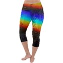 Rainbow-color-prism-colors Lightweight Velour Capri Yoga Leggings View4