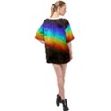 Rainbow-color-prism-colors Oversized Chiffon Top View2