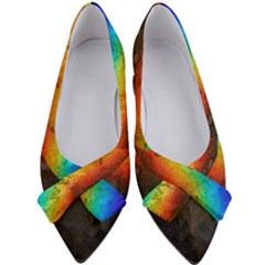 Rainbow-color-prism-colors Women s Bow Heels by Amaryn4rt