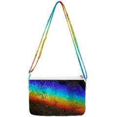 Rainbow-color-prism-colors Double Gusset Crossbody Bag by Amaryn4rt