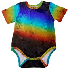 Rainbow-color-prism-colors Baby Short Sleeve Bodysuit by Amaryn4rt