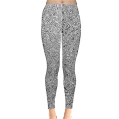 Abstract Flowing And Moving Liquid Metal Everyday Leggings  by Amaryn4rt