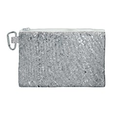 Abstract Flowing And Moving Liquid Metal Canvas Cosmetic Bag (large) by Amaryn4rt