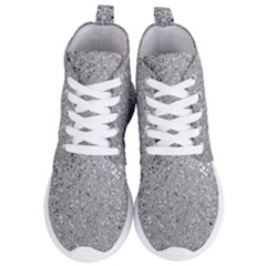 Abstract Flowing And Moving Liquid Metal Women s Lightweight High Top Sneakers by Amaryn4rt