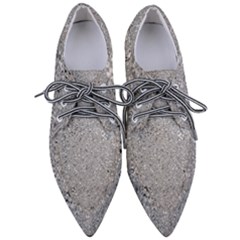 Abstract Flowing And Moving Liquid Metal Pointed Oxford Shoes by Amaryn4rt