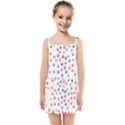 Paw Prints Background Kids  Summer Sun Dress View1