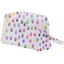 Paw Prints Background Wristlet Pouch Bag (Large) View2