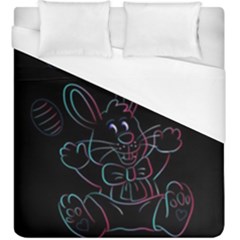 Easter-bunny-hare-rabbit-animal Duvet Cover (king Size) by Amaryn4rt