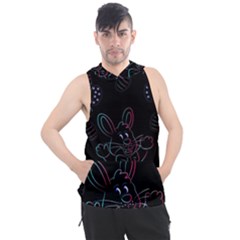 Easter-bunny-hare-rabbit-animal Men s Sleeveless Hoodie by Amaryn4rt