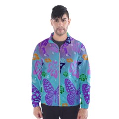 Butterfly Vector Background Men s Windbreaker by Amaryn4rt