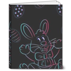 Easter-bunny-hare-rabbit-animal 8  X 10  Hardcover Notebook by Amaryn4rt