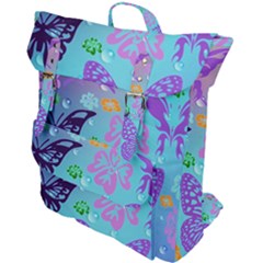 Butterfly Vector Background Buckle Up Backpack by Amaryn4rt