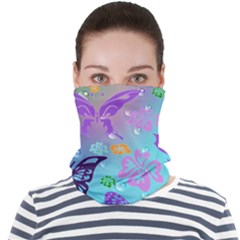 Butterfly Vector Background Face Seamless Bandana (adult) by Amaryn4rt