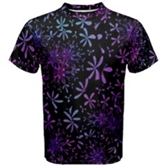 Retro-flower-pattern-design-batik Men s Cotton T-shirt by Amaryn4rt