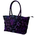 Retro-flower-pattern-design-batik Canvas Shoulder Bag View1