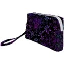 Retro-flower-pattern-design-batik Wristlet Pouch Bag (Small) View1