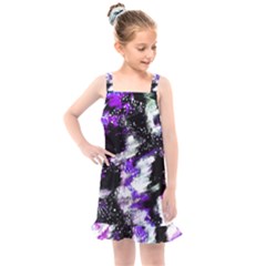 Abstract Canvas-acrylic-digital-design Kids  Overall Dress by Amaryn4rt