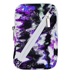 Abstract Canvas-acrylic-digital-design Belt Pouch Bag (small) by Amaryn4rt