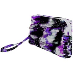 Abstract Canvas-acrylic-digital-design Wristlet Pouch Bag (small) by Amaryn4rt