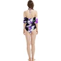 Abstract Canvas-acrylic-digital-design Halter Flowy Bikini Set  View2