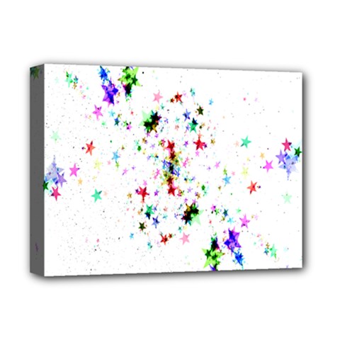 Star-structure-many-repetition- Deluxe Canvas 16  X 12  (stretched)  by Amaryn4rt