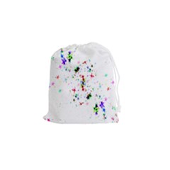 Star-structure-many-repetition- Drawstring Pouch (small) by Amaryn4rt