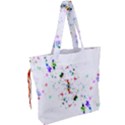 Star-structure-many-repetition- Drawstring Tote Bag View2