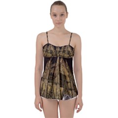 Cologne-church-evening-showplace Babydoll Tankini Top