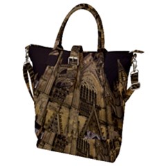 Cologne-church-evening-showplace Buckle Top Tote Bag by Amaryn4rt