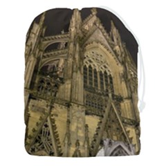 Cologne-church-evening-showplace Drawstring Pouch (3xl) by Amaryn4rt