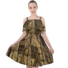 Cologne-church-evening-showplace Cut Out Shoulders Chiffon Dress by Amaryn4rt