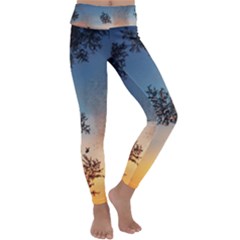 Hardest-frost-winter-cold-frozen Kids  Lightweight Velour Classic Yoga Leggings by Amaryn4rt