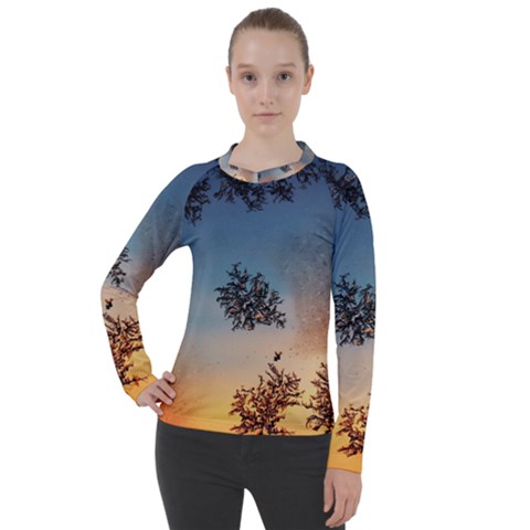 Hardest-frost-winter-cold-frozen Women s Pique Long Sleeve T-shirt by Amaryn4rt