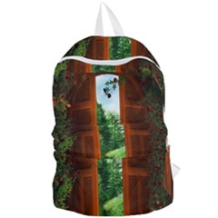 Beautiful World Entry Door Fantasy Foldable Lightweight Backpack by Amaryn4rt