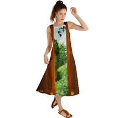 Beautiful World Entry Door Fantasy Summer Maxi Dress by Amaryn4rt