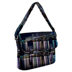 Cleveland Building City By Night Buckle Messenger Bag