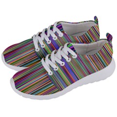 Striped-stripes-abstract-geometric Men s Lightweight Sports Shoes by Amaryn4rt