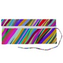 Multi-color Tangled Ribbons Background Wallpaper Roll Up Canvas Pencil Holder (S) View2