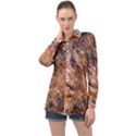 Brown Bronze Blend Long Sleeve Satin Shirt View1