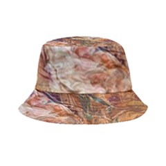 Brown Bronze Blend Bucket Hat by kaleidomarblingart