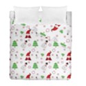 Santa Claus Snowman Christmas Xmas Duvet Cover Double Side (Full/ Double Size) View2